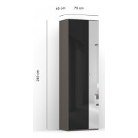 DULAP LEX 75-240-45 D GRI/CZP/O
